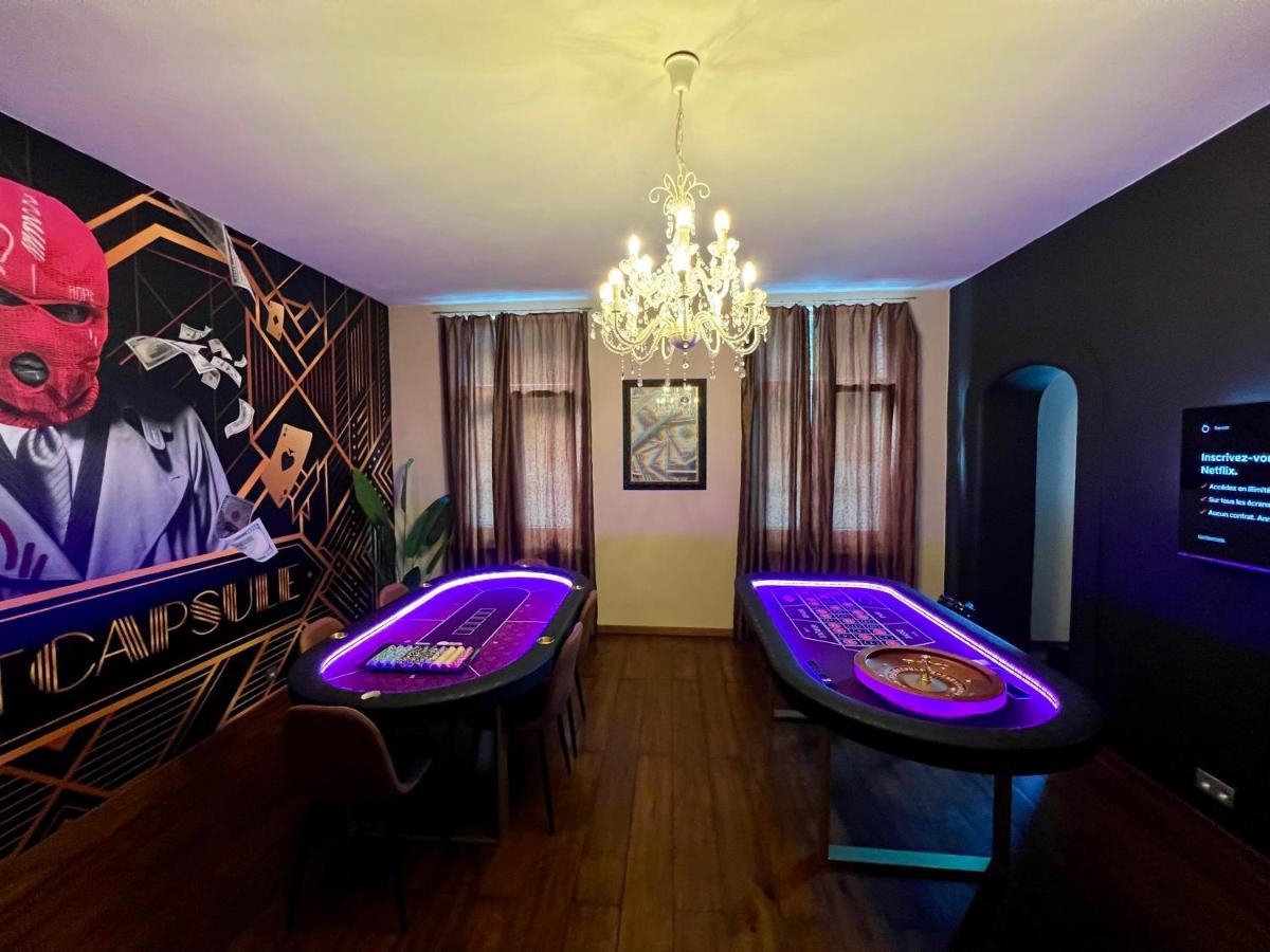 דירות מונס Capsule Casino - Jacuzzi - Billard - Netflix - Console & Jeux מראה חיצוני תמונה