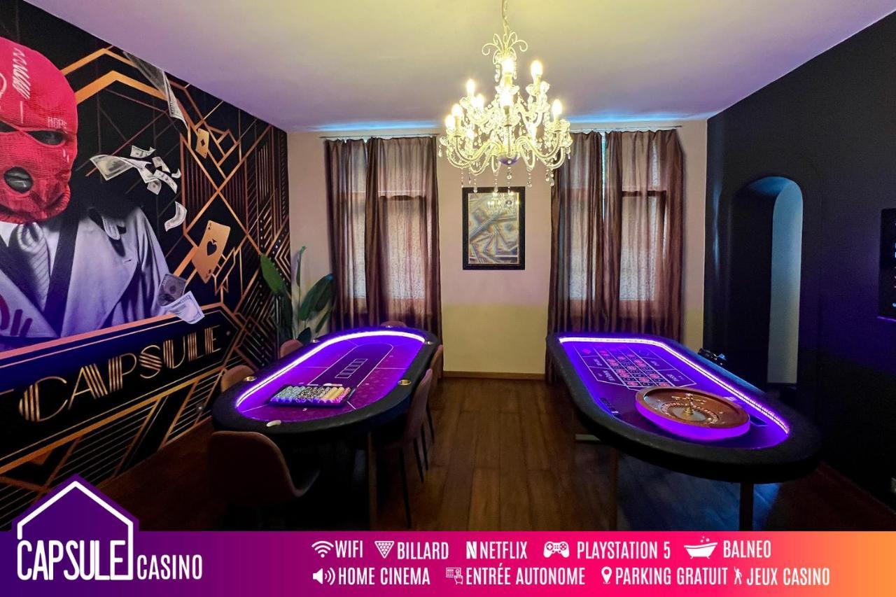 דירות מונס Capsule Casino - Jacuzzi - Billard - Netflix - Console & Jeux מראה חיצוני תמונה